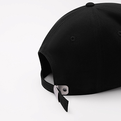 Бейсболка Аксис (Axis), 6 клиньев, черный