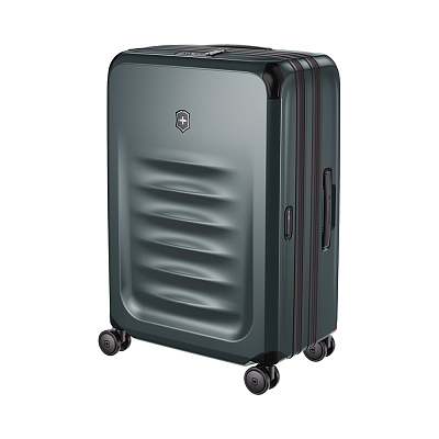 Чемодан VICTORINOX Spectra™ 3.0 Exp. Medium Case, темно-зеленый, поликарбонат Sorplas™, 46x30x69 см, 81 л