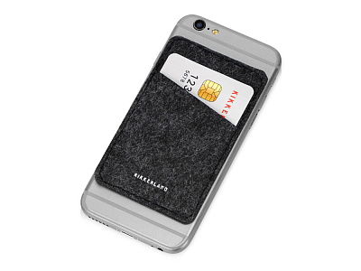 Картхолдер с креплением на телефон Slot (Тёмно-серый)