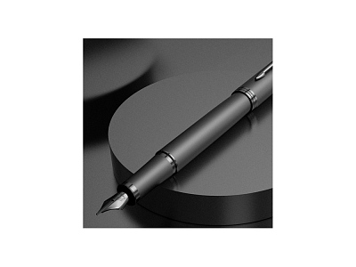 Ручка перьевая Parker IM Monochrome Black