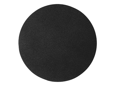 Патч Круг, nubuk (Чёрный)