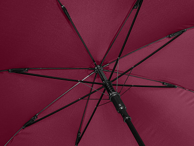 Зонт-трость Reviver с куполом из переработанного пластика