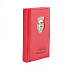Кошелек S.Quire, натуральная кожа красная тисненая матовая 70*93*12 мм - Фото 2