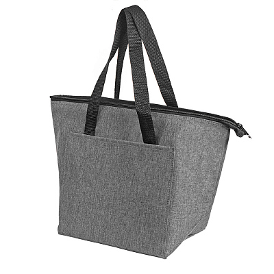 Термосумка "FRESH"  меланж, 39 x 25 x 16 см, полиэстер 300D (Серый)