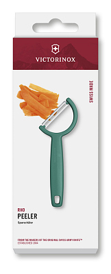 Овощечистка VICTORINOX RHO, прямое лезвие из нержавеющей стали, зеленая