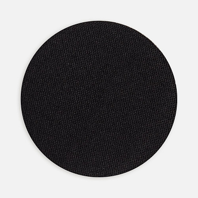 Наклейка тканевая Lunga Round, M, черная (Чёрный)