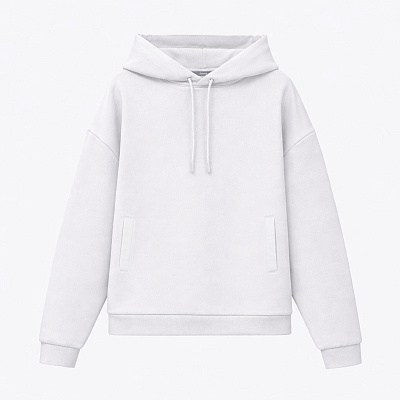 Худи релакс унисекс Баланс, с начесом  (Белый)