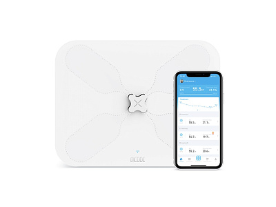 Умные диагностические весы с Wi-Fi S3 Lite V2 (Белый)