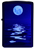 Зажигалка ZIPPO Moon Sunset с покрытием Black Light, латунь/сталь, чёрная, матовая, 38x13x57 мм - Фото 7