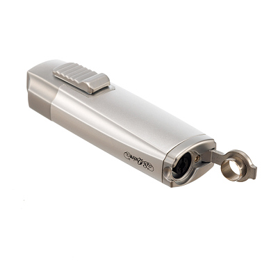 Зажигалка S.Quire газовая, турбо, тройное пламя, сталь