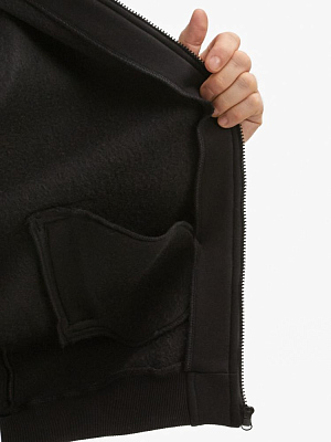 Бомбер унисекс Estado, черный