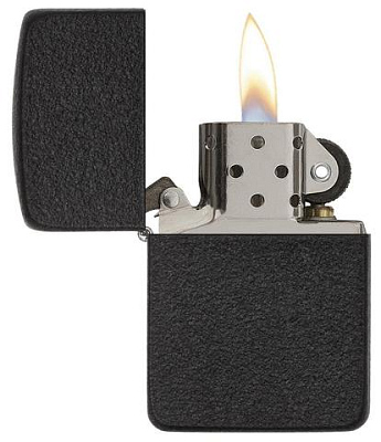 Зажигалка ZIPPO 1941 Replica, латунь с покрытием Black Crackle, черный, матовая, 38x13x57 мм