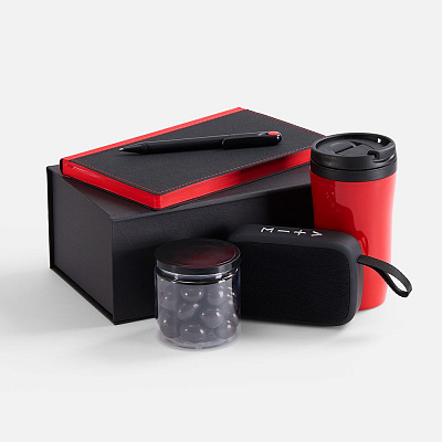 Набор Nice Twice Underway, черный с красным (Красный)