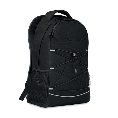 Рюкзак 600D из RPET (Чёрный)