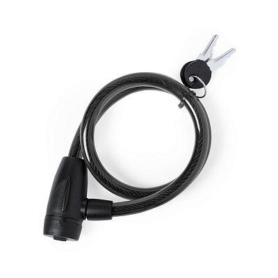 Велозамок с ключом TRIYO (Чёрный)