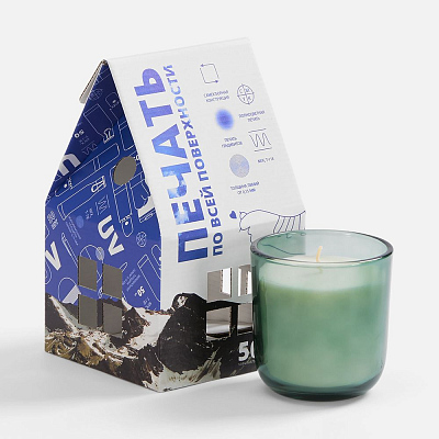 Коробка «Домик», S, с печатью на заказ