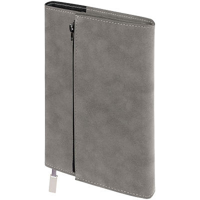 Ежедневник Grace на заказ, недатированный  (Серый)