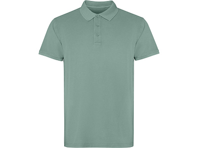 Рубашка поло Cobain, унисекс (Сине-зеленый выстиранный)