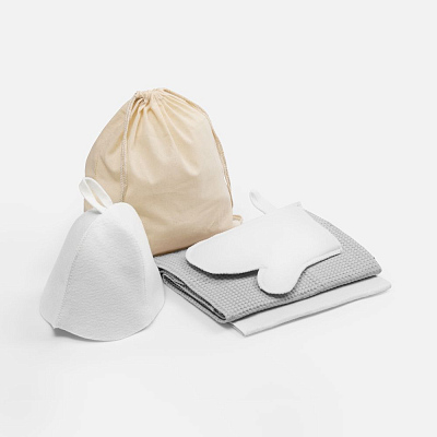 Банный набор Heat Therapy ver.2, женский, светло-серый (Серый)