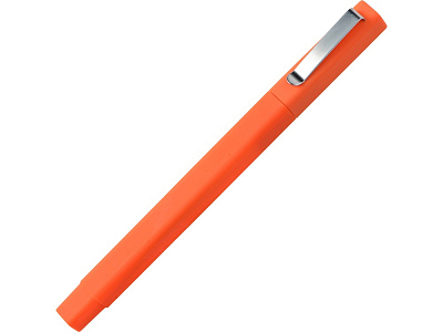 Ручка шариковая пластиковая Quadro Soft (Оранжевый/черный)