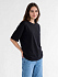 Футболка Oversize Premium 210, черная - Фото 7