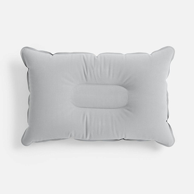Надувная подушка Pillowish, серая (Серый)