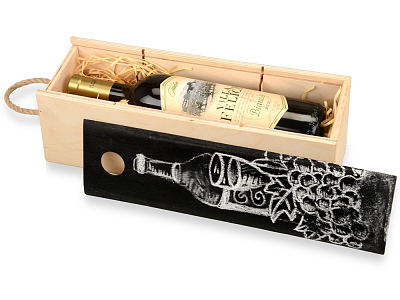 Пенал под алкоголь с покрытием для рисования мелом