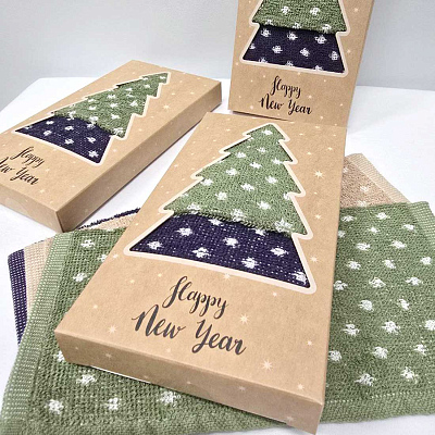 Подарочный комплект махровых хозяйственных салфеток "G-brand" НГ121