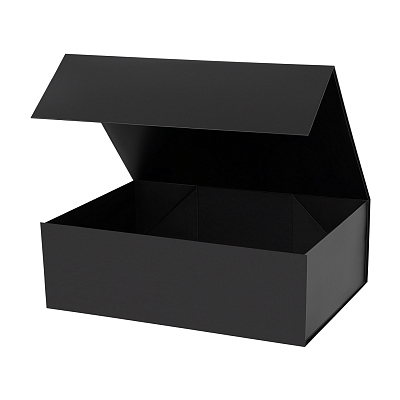 Подарочная коробка-трансформер средняя, черная (Чёрный)