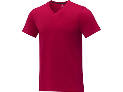 Футболка Somoto мужская с V-образным вырезом (Красный)