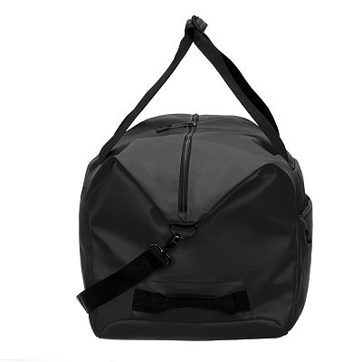 Сумка дорожная TORBER Mobi, чёрная, полиэстер 900D с PU покрытием, 65 х 37 х 34 см