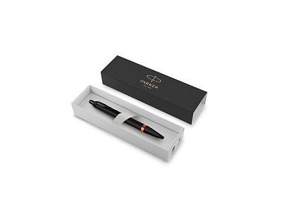Ручка шариковая Parker IM Vibrant Rings Flame Orange
