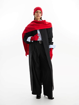 Перчатки Alpine, красные (гвоздика)