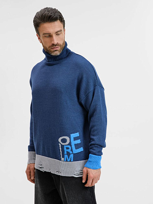 Свитер оверсайз Tricksy Net Grunge на заказ полушерсть