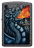 Зажигалка ZIPPO Fiery Dragon с покрытием Iron Stone, латунь/сталь, серая, матовая, 38x13x57 мм - Фото 2