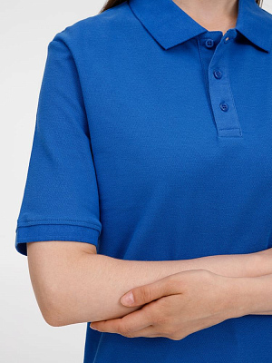 Рубашка поло унисекс Upswing, ярко-синяя