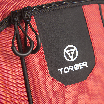 Рюкзак TORBER ROCKIT с отделением для ноутбука 15,6", красный, полиэстер 600D, 46 х 30 x 13 см