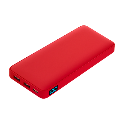 Внешний аккумулятор с подсветкой Ancor PD Plus 10000 mAh  (Красный)