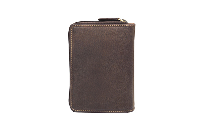 Бумажник женский KLONDIKE «Wendy», натуральная кожа в темно-коричневом цвете, 10 х 13,5 см