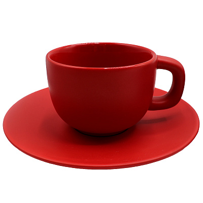 Чайная пара Frozen, красная (Красный)