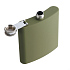 Фляга S.Quire 0,18 л, сталь+прорезиненное покрытие, зеленая - Фото 3