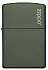 Зажигалка ZIPPO Green Matte, латунь с порошковым покрытием, зеленая, матовая, 38x13x57 мм - Фото 2