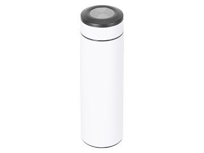 Вакуумный термос Vacuum Flask C1, soft touch, 420мл (Белый/черный/серебристый)
