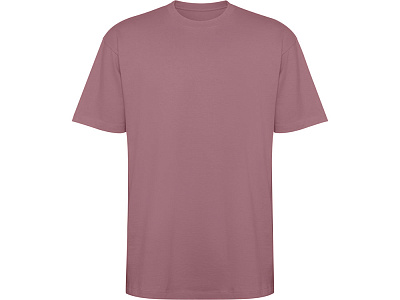 Футболка оверсайз Bull, унисекс (Бледно-красный)