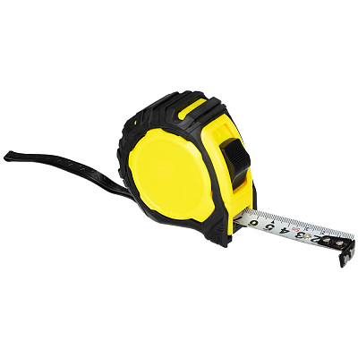 Рулетка Mittari с магнитным наконечником, 5 м, желтая (Желтый)