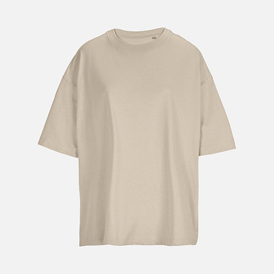 Футболка оверсайз женская Boxy Women, бежевая (льняная) (Льняной)