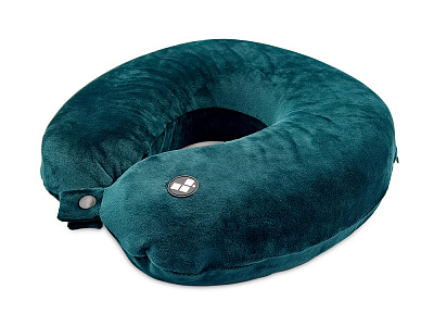 Подушка для путешествий с эффектом памяти Drowsy (Зеленый)