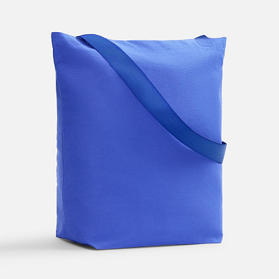 Шопер B5  с широкими синими ручками (Синий)