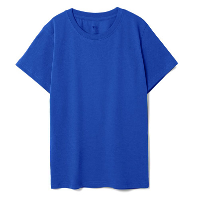 Футболка детская T-Bolka Kids, белая (белоснежная) (Синий)