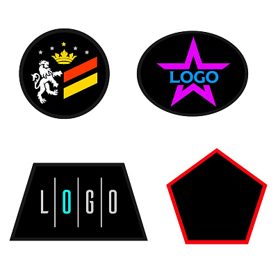 Шеврон из габардина Gabo L, черный (Чёрный)